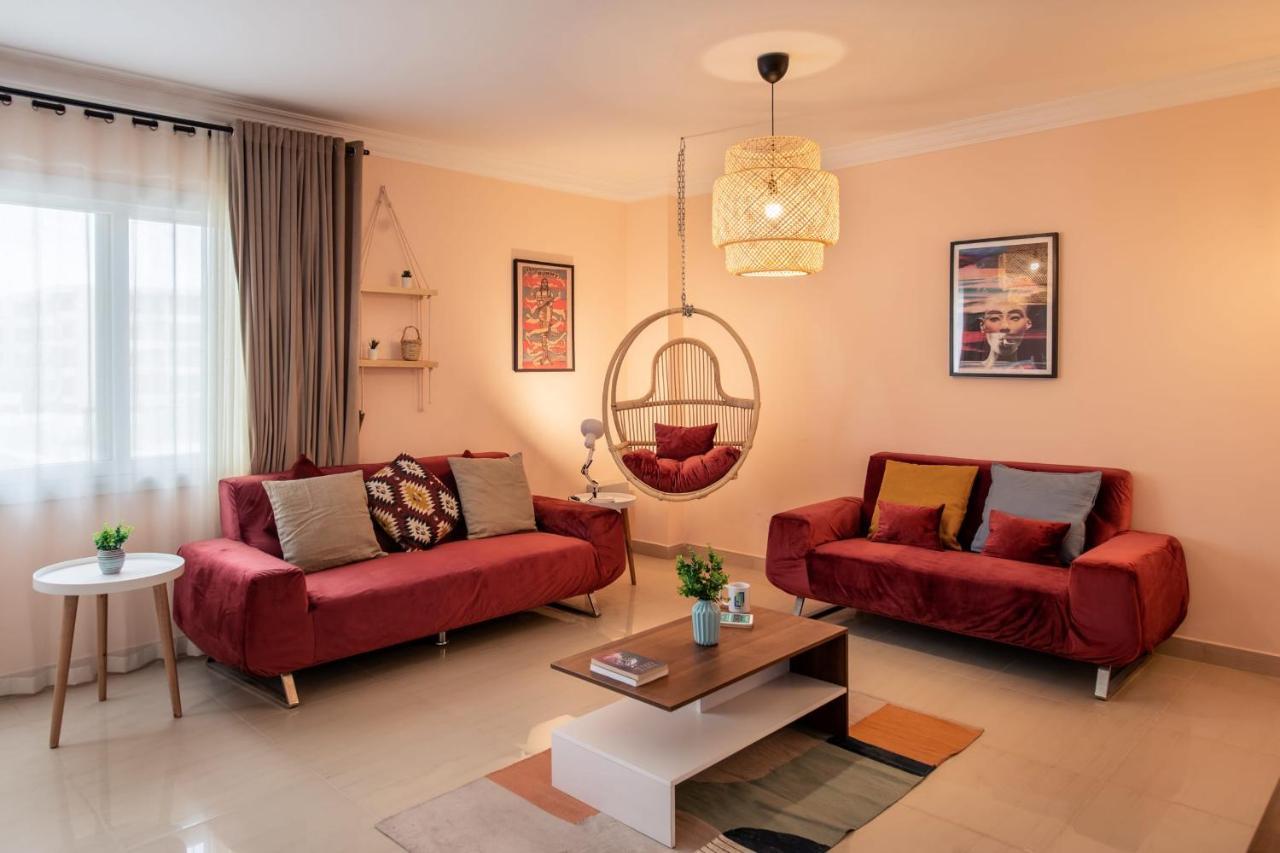 The 2Bdr Compelling Condo 5 Min To Cai Airport Kairo Eksteriør billede